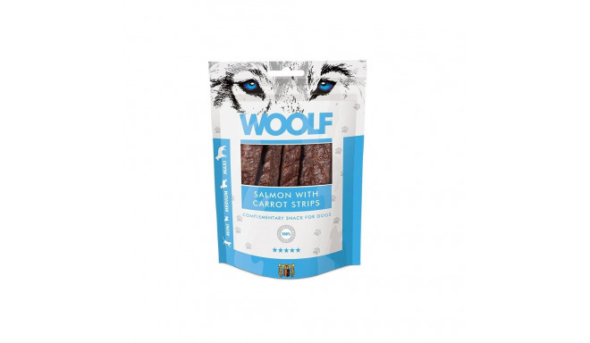 WOOF lõhe porgandiribadega - koeramaius - 100g