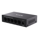 Tenda TEG1005M must gigabit ethernet (10/100/1000) võrgulüliti
