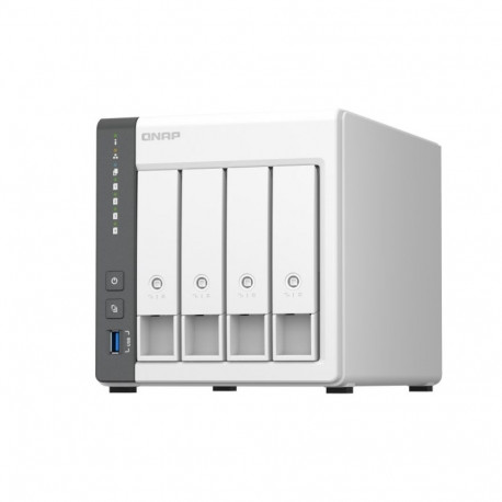 QNAP võrgusalvestusseade TS-433 torni ARM Cortex-A55 4GB 0TB QTS, valge