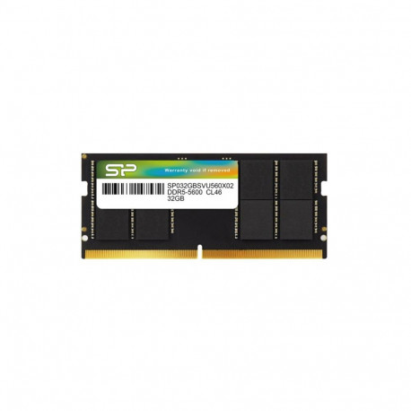 Silicon Power SP032GBSVU560F02 mälumoodul 32 GB 1 x 32 GB DDR5 SODIMM 5600 MHz ECC