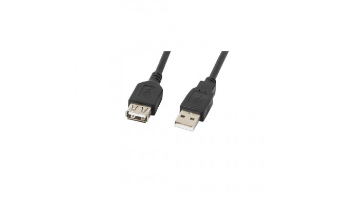 Lanberg CA-USBE-10CC-0007-BK USB kaabel USB 2.0 0.7 m USB A Must