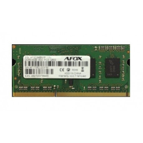 AFOX SO-DIMM DDR3 8GB mälumoodul 1600 MHz