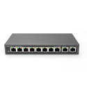 Ruijie RG-ES110D-P 8-port 10/100Mbps 6kV 5.6Gbps 8 PoE+ Switch Black