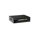 Ruijie RG-ES106F-P 6-Port 10/100 Mbps 4kV 1.2Gbps PoE Switch Black