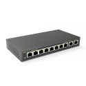 Ruijie RG-ES110D-P 8-port 10/100Mbps 6kV 5.6Gbps 8 PoE+ Switch Black