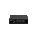 Ruijie RG-ES106F-P 6-Port 10/100 Mbps 4kV 1.2Gbps PoE Switch Black