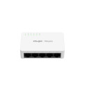 Ruijie RG-ES05G-L 5-Port 10/100/1000 Mbps 4kV 10Gbps Non-PoE Switch Valge