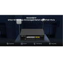 Ruijie RG-ES106F-P 6-Port 10/100 Mbps 4kV 1.2Gbps PoE Switch Black