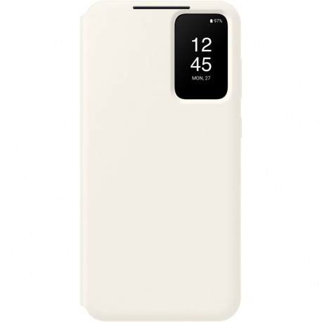 "Samsung Smart View Wallet Case Galaxy S23 Plus Cream"