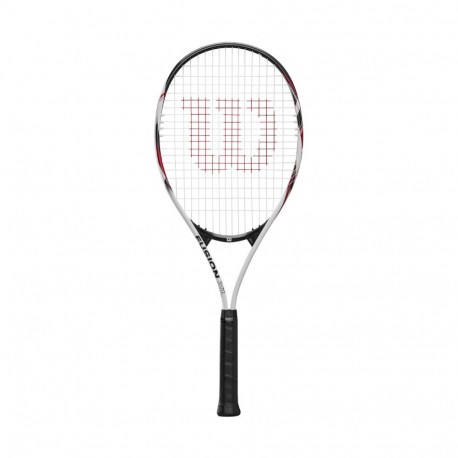 Rakieta do tenisa ziemnego Wilson Fusion XL Rkt 3 4 3/8 biało-czarna WR147910U3