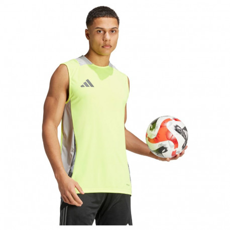 Adidas meeste varrukateta treeningsärk Tiro 24 Competition Training IR5478 XL, laimiroheline