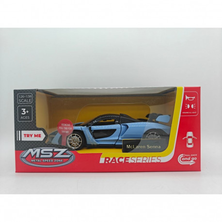 MSZ metallist mudelauto McLaren Senna, skaala 1:32