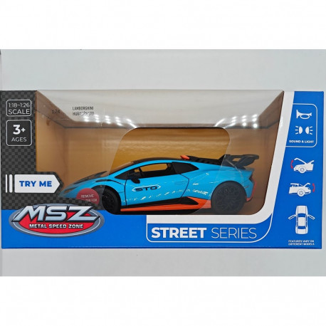 MSZ Die-cast model McLaren 765 LT, scale 1:24