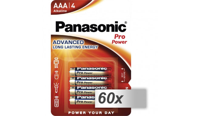 60x4 Panasonic Pro Power LR 03 micro AAA PU master box