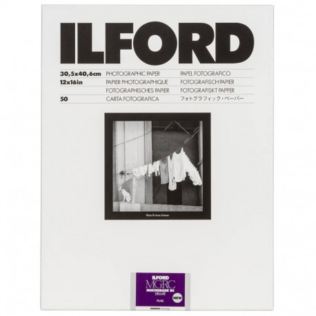 1x 50 Ilford MG RC DL 44M 30x40 fotopaber