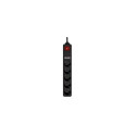 Gembird SPG5-U2-5-02 Power extension 5 AC outlets 1.5m