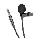 EOL HOCO microphone for mobile phone Jack 3,5mm L14 2 m black