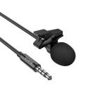 EOL HOCO microphone for mobile phone Jack 3,5mm L14 2 m black