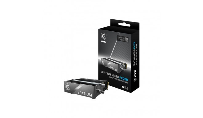 SSD|MSI|SPATIUM M580 FROZR|2TB|M.2|PCIe Gen5|NVMe|3D NAND|Write speed 12700 MBytes/sec|Read speed 14