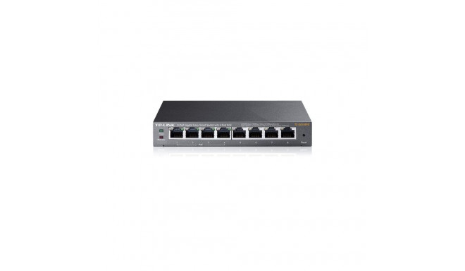 Switch|TP-LINK|8x10Base-T / 100Base-TX / 1000Base-T|PoE ports 4|TL-SG108PE