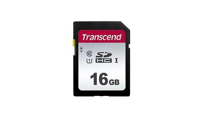 MEMORY SDHC 16GB UHS-I/C10 TS16GSDC300S TRANSCEND