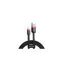 Baseus Cafule CALKLF-B19 Lightning провод для зарядки 2.4A | 100 cm черный