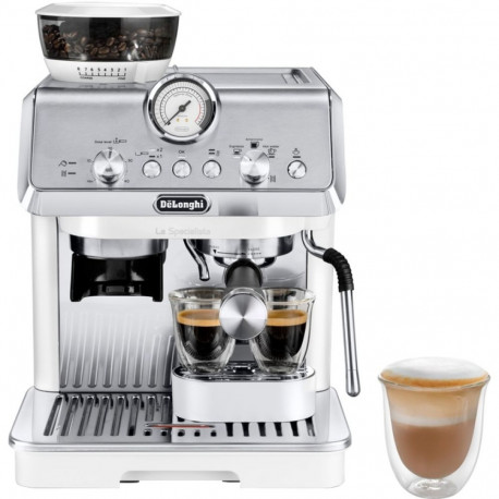DeLonghi La Specialista Arte EC 9155.W, espresso machine (stainless steel)