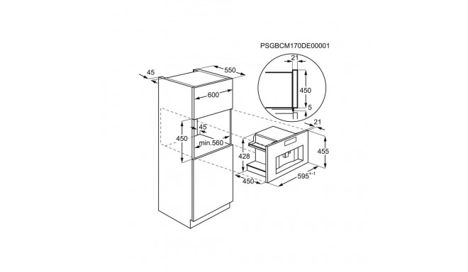 Built-in coffee machine AEG KKK994500M