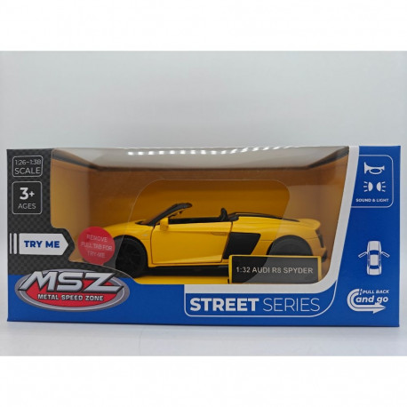 MSZ survevalatud mudel Audi R8 Spyder, skaala 1:32