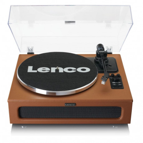 Lenco LS-430 record player 4x speakers BT brown