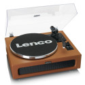 Lenco LS-430 record player 4x speakers BT brown
