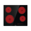 Gorenje | Hob | ECT641BSC | Vitroceramic | Number of burners/cooking zones 4 | Touch | Timer | Black