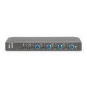 Digitus KVM Switch, 4-Port, 4K60Hz, 4 x DP in, 1 x DP/HDMI out