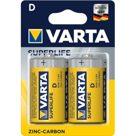 Varta R20 D kodune tsink-süsinik patarei