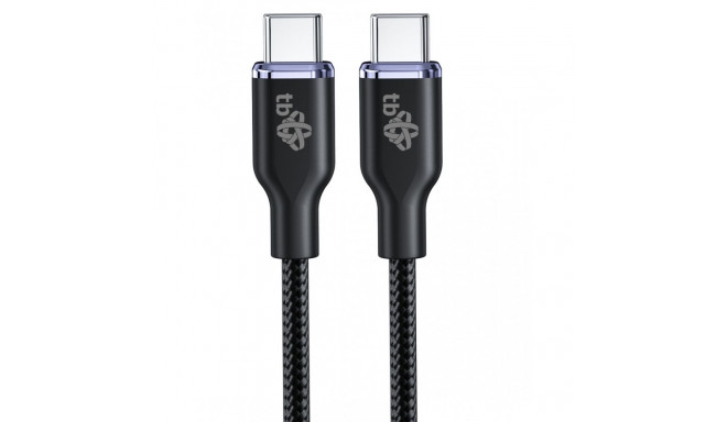 USB C - USB C 60W Glamour must kaabel 1.5m