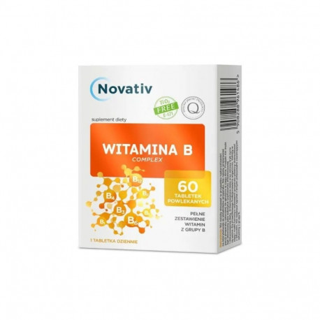Diet Supplement - Novativ Vitamin B Complex 60 Tablets
