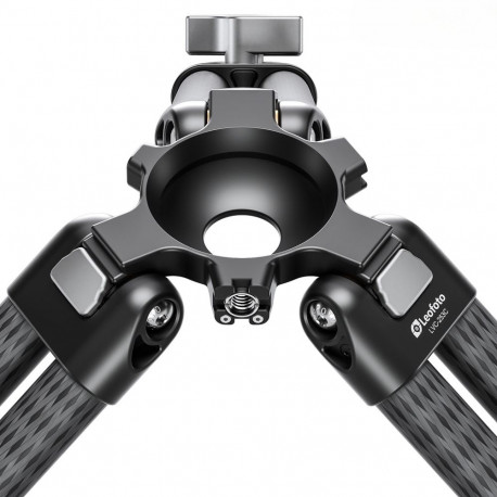 Leofoto LVC-253C+BV-15 LVC twin-leg carbon video tripod with fluid head (kit)