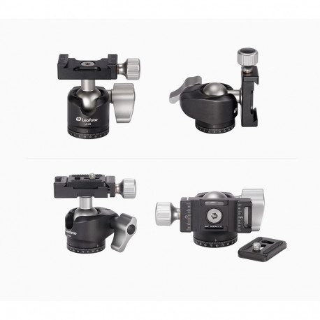 Leofoto LS-223C+LH-25 CNC tripod with ballhead tubes 22/19/16MM