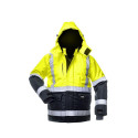 JACKET CANVAS HI-VIS WJ-8946 YEL/BLU L