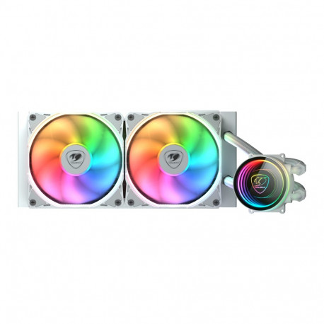 COUGAR Poseidon Elite ARGB 240 AiO Liquid Cooler, White