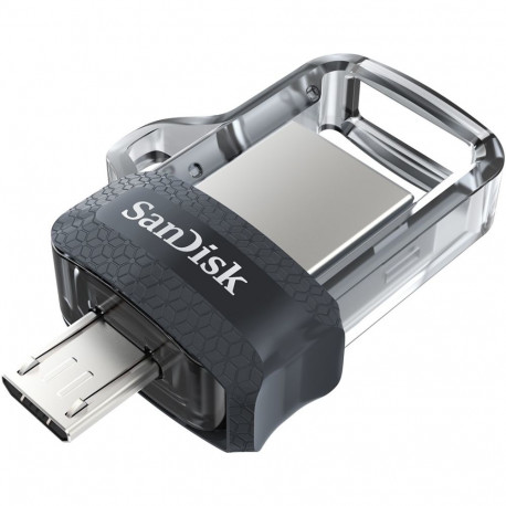 "STICK 128GB USB3.0/microUSB SanDisk Ultra Dual 150MB/s Grey"
