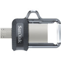 "STICK 128GB USB3.0/microUSB SanDisk Ultra Dual 150MB/s Grey"