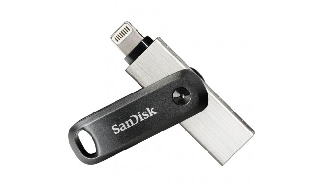 "STICK 256GB USB 3.1 SanDisk iXpand Go Apple Lightning black/silver"