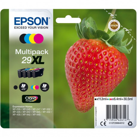 "Epson Tinte 29 4er-Pack black + color XL T2996"