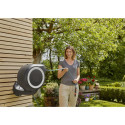Gardena seinale kinnitatav voolikukast RollUp M (valge) 20 m