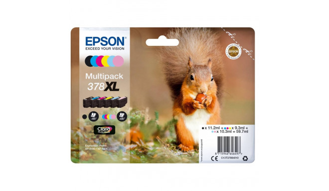 Epson multipakk Claria Photo HD T 378 XL (6 värvi) T 3798