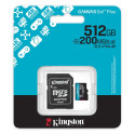 Kingston Canvas Go! Plus 512 GB microSD mälukaart Class 10, UHS-I, U3, V30, A2
