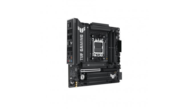 Asus TUF GAMING B850M-PLUS WIFI emaplaat AMD protsessoriperele, AM5 protsessoripesa, DDR5, toetatud 