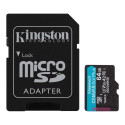 Kingston Canvas Go! Plus 64 GB SD mälukaart Class 10, UHS-I, U3, V30, A2