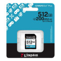 Kingston | Canvas Go! Plus | 512 GB | SD | Flash memory class Class 10, UHS-I, U3, V30